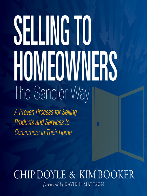 Title details for Selling to Homeowners the Sandler Way by Kim Booker - Wait list